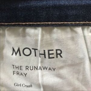 Mother denim runaway gray ankle